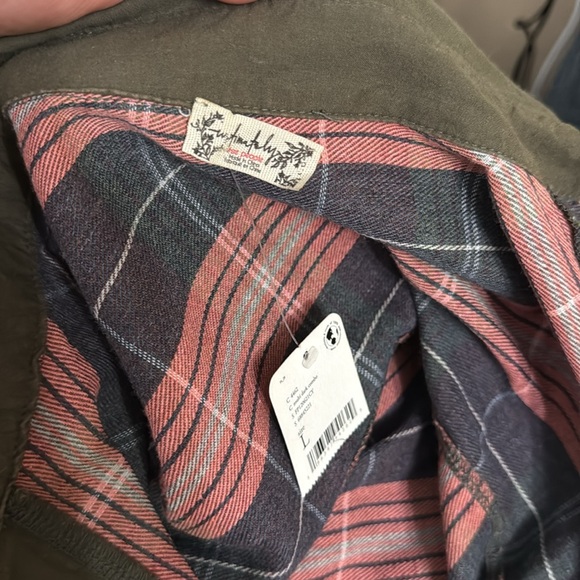 NWT Free People Sunday Morning Shirt Size Large - Picture 7 of 10